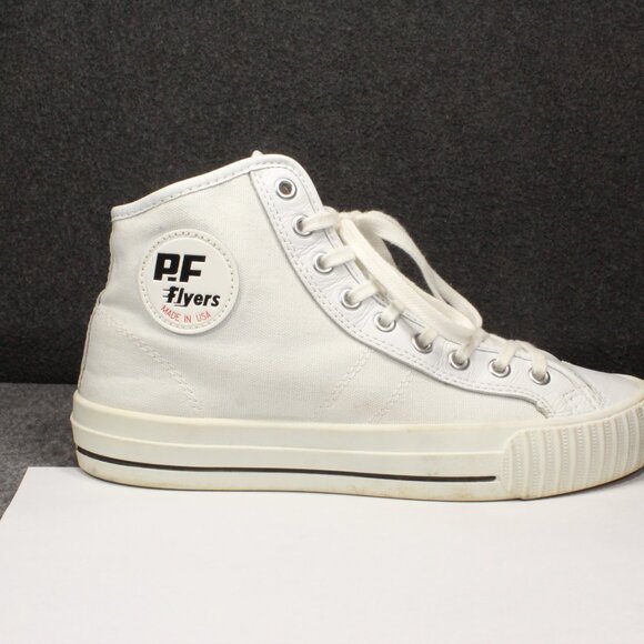 PF Flyers Made In USA Center Hi Top Sneakers Mens Size 7 (6.5) Womens 9 (8.5) - Picture 9 of 13